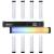 Nanlite PavoTube II 6XR-8KIT - zestaw, 8x tuba/miecz świetlny/lampa LED (RGBWW, 2700-12000K) + etui ładujące + akcesoria